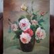 Painting bouquet of roses
