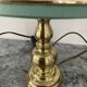 Pair of vintage brass lamps from the 70s.
