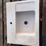 Molded stone sink