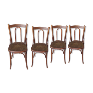 set de 4 chaises bistrot