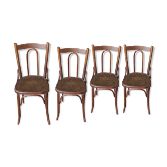 Set de 4 chaises bistrot épingles