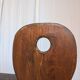 Set of 6 Vintage Brutalist Wooden Chair / Rustic Farmhouse Dining Chair