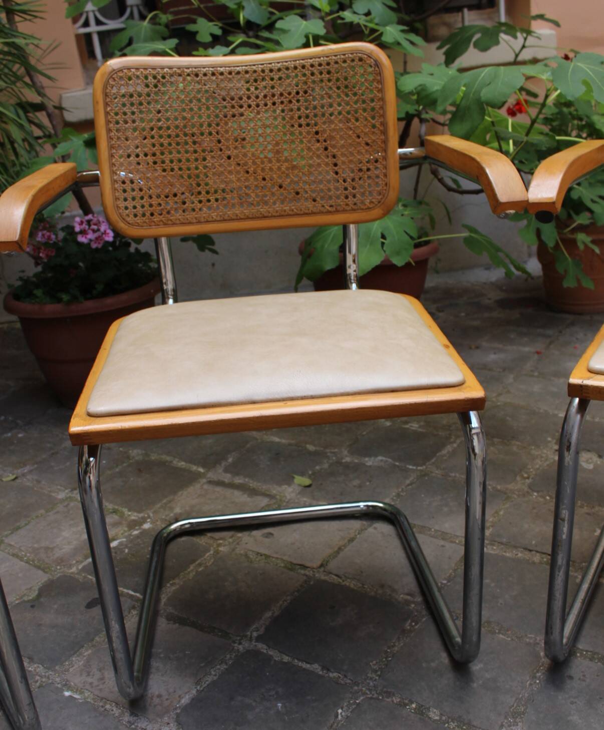 Cesca B64 x4 armchairs Marcel Breuer