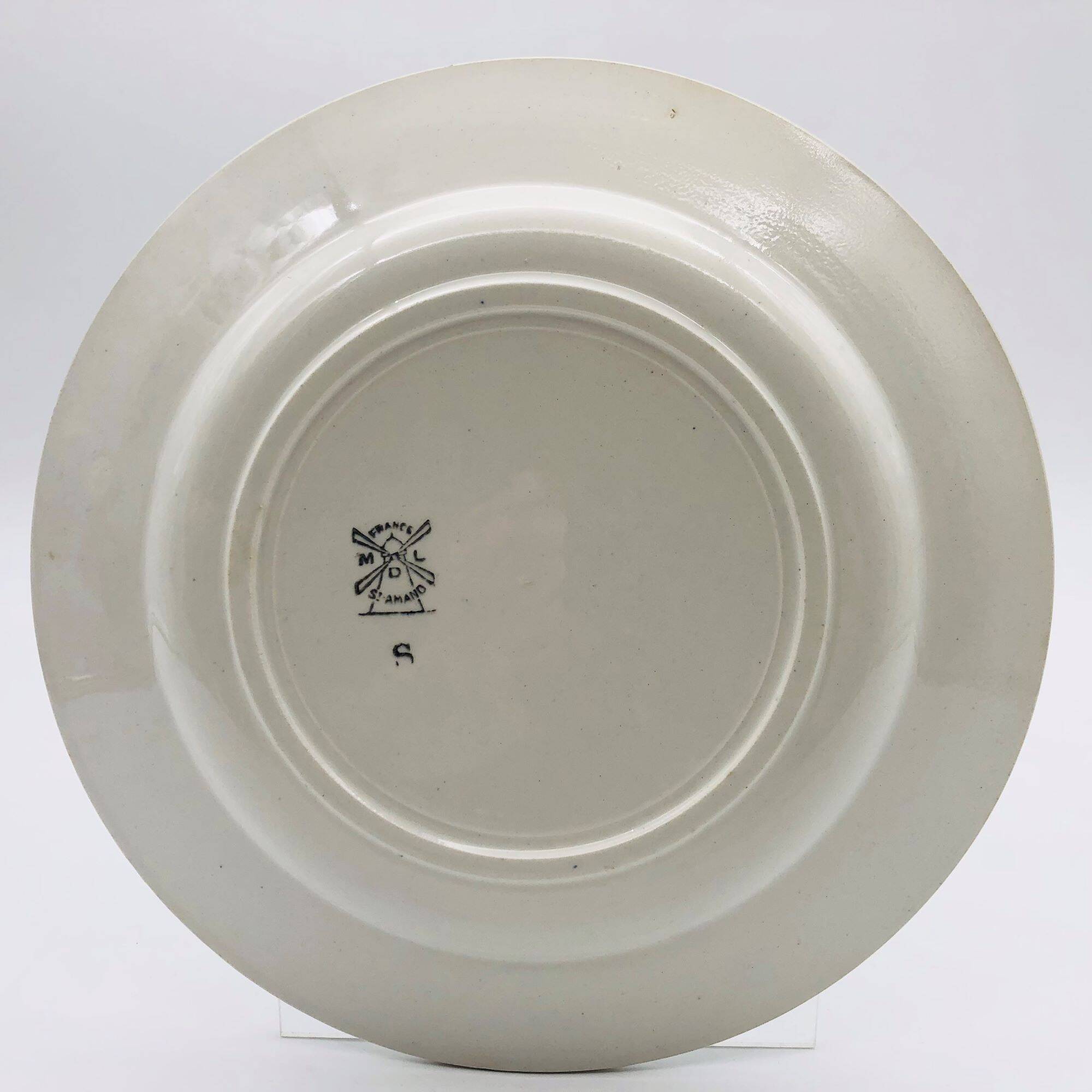 5 Dinner Plates, Orchies Moulin des Loups -St Amand