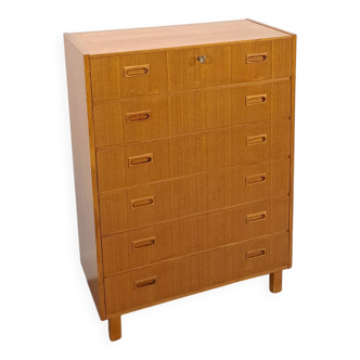 Ladekast met 6 diepe lades uit Zweden