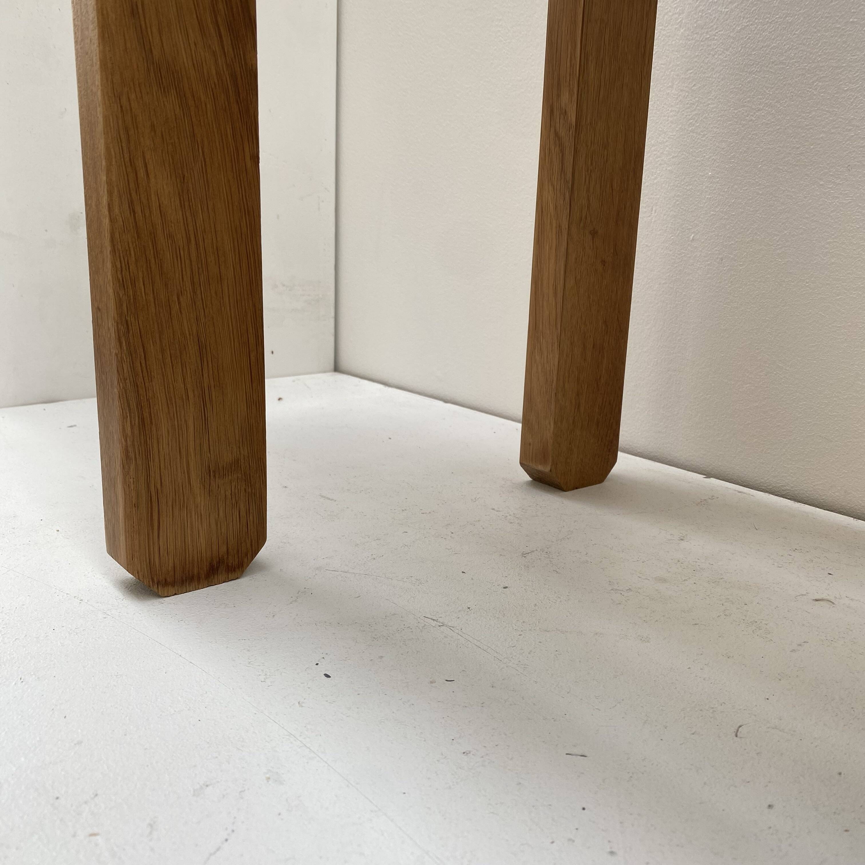 Petit banc en chêne de style art déco