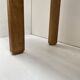 Petit banc en chêne de style art déco