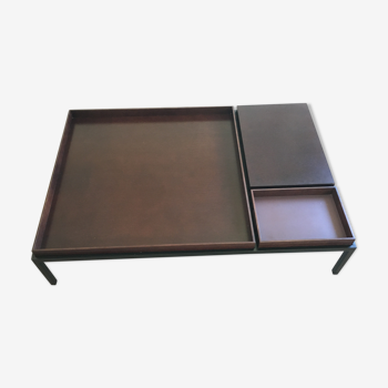 Table basse design bois et métal