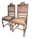 Pair of Neo-Renaissance chairs in walnut and caning – Late 19th century