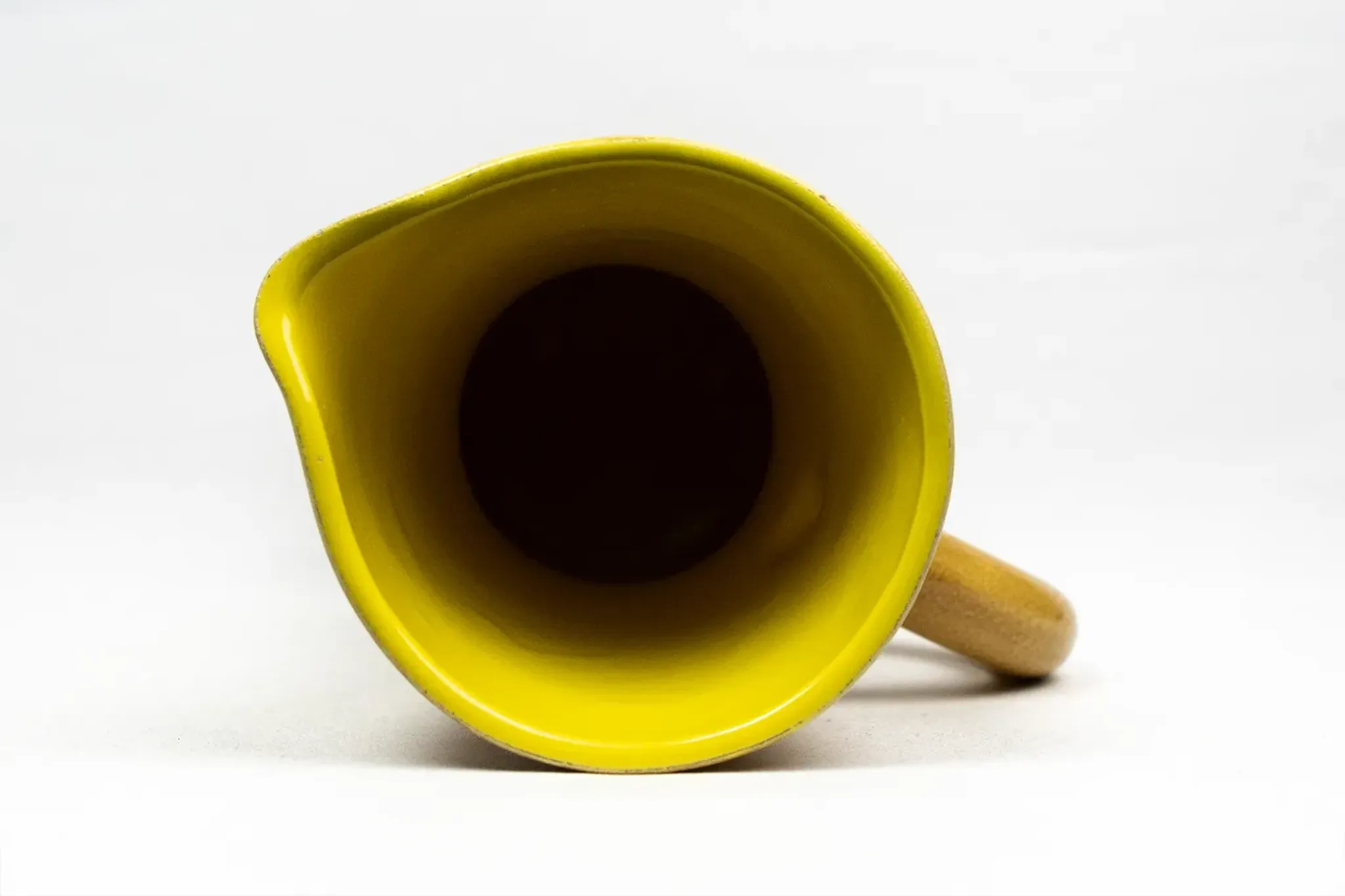 Large jug Robert Dupanier, glazed ceramic faux olive wood