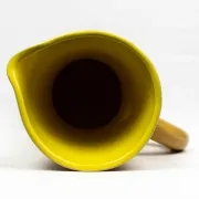 Large jug Robert Dupanier, glazed ceramic faux olive wood