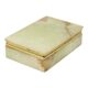 Vintage Italian Smoker's Box Jewelry Box Onyx Natural Stone