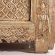 Antique mint green patinated TV cabinet (c.1900) #33