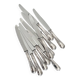 10 Christofle silver-plated “Marly” model table knives