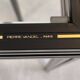 Magnificent console design by Pierre Vandel Paris 1970s black lacquered.