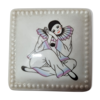 Pierrot ceramic box from 1980