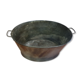 Oval zinc basin