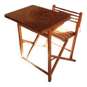 pupitre d'écolier pliable