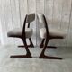 Paire de chaises "Kangourou" Baumann