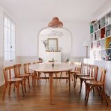 Set of 10 baumann bistro chairs