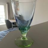 Bormioli rocco bahia blue & green art nouveau ombre verres