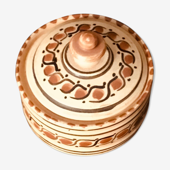 Bonbonniere artisanale poterie émaollée