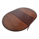 Lubke round rosewood dining table, 60s