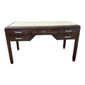 Bureau d’epoque art deco en acajou verni