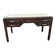 Art Deco desk in varnished mahogany.