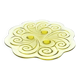 K4R Huta Józefina Assiette Citron ART DÉCO