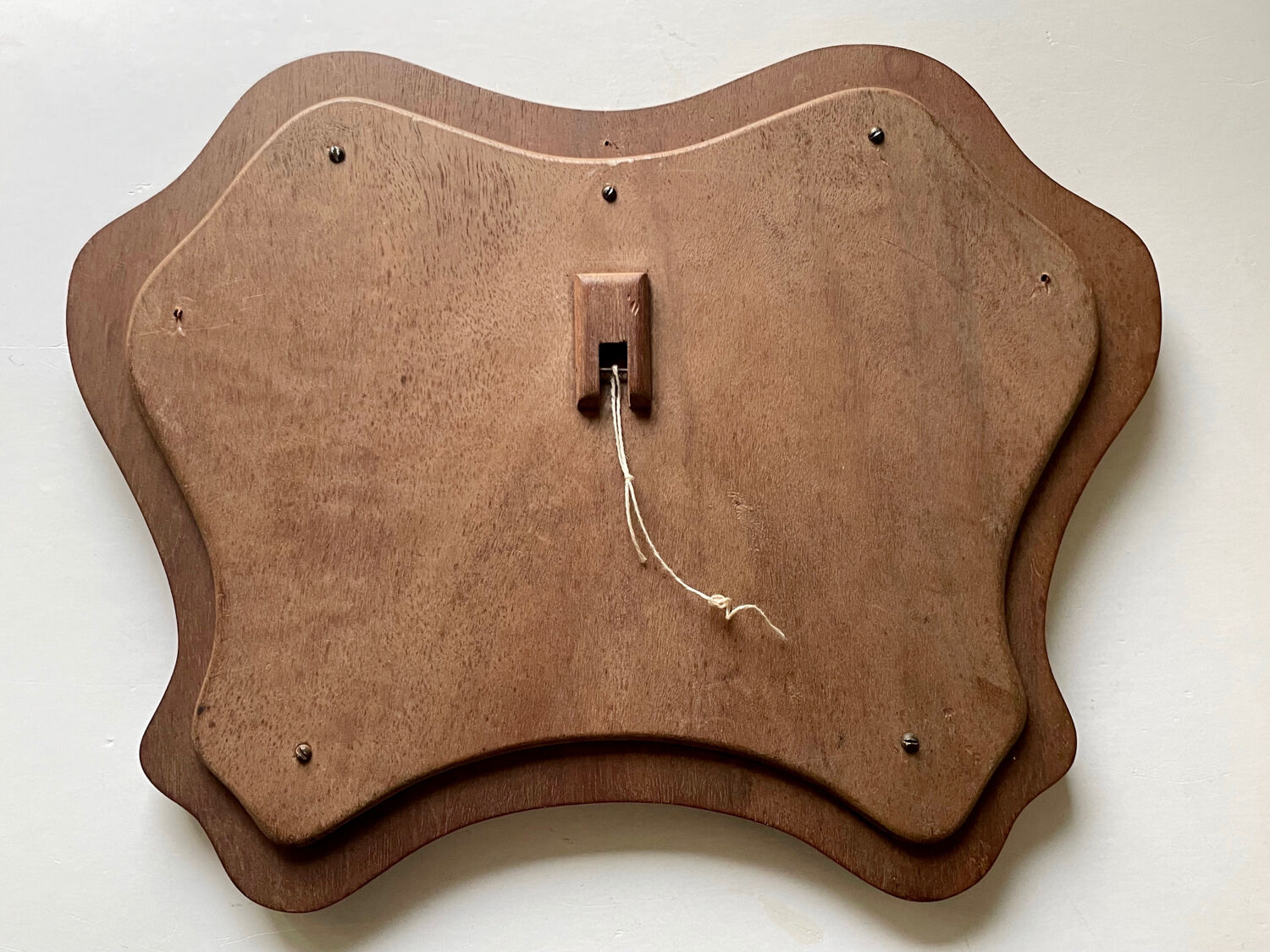 art nouveau  antique wooden double picture frame