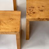 1970s burl nest tables