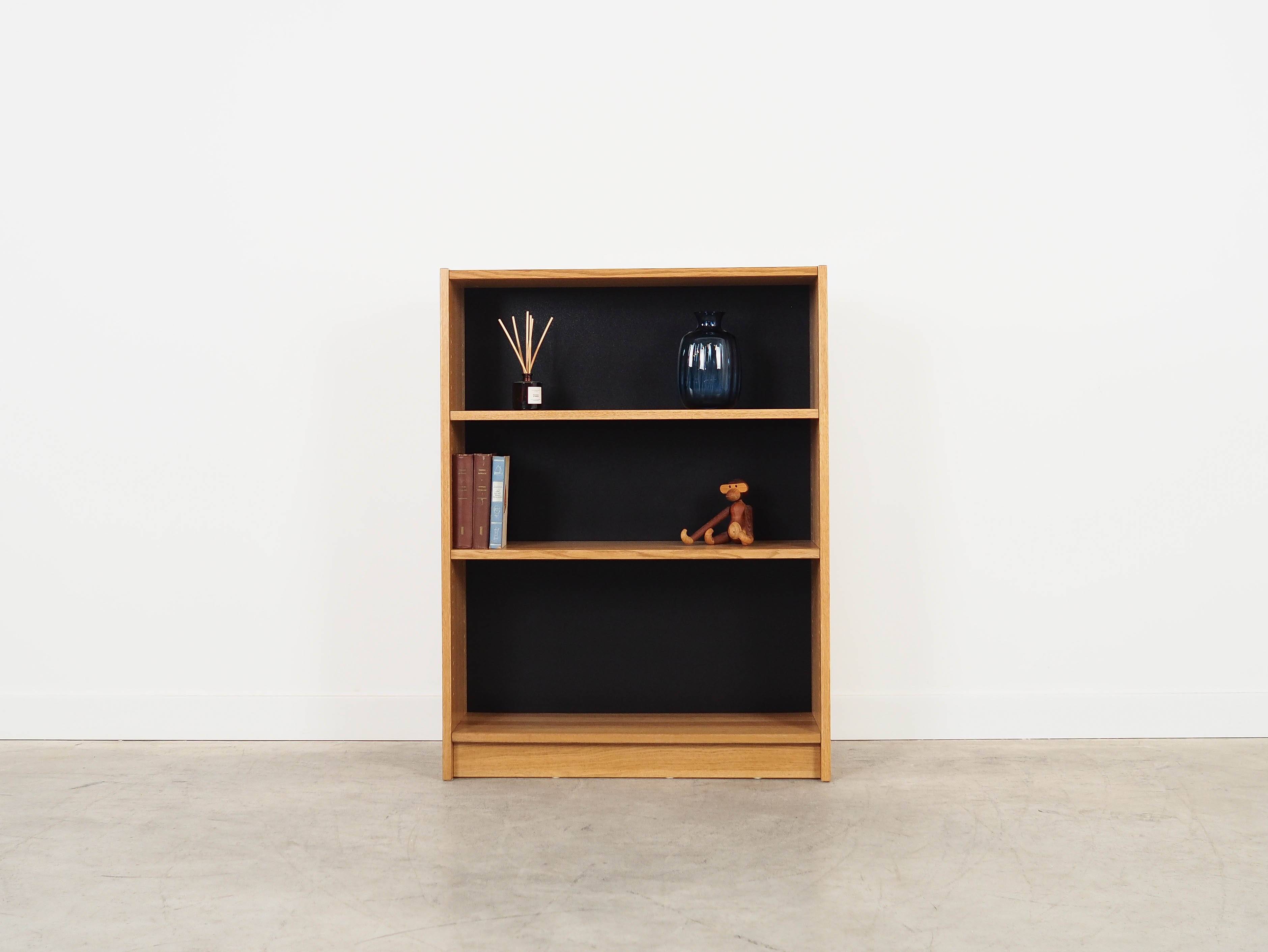 Oak bookcase, Danish design, 1970s, made in Denmark