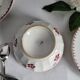 Antique faceted earthenware bowl, Digoin Badonviller