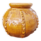 Vase, glazed terracotta pottery
