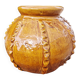 Vase, glazed terracotta pottery