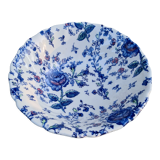 English salad bowl Johnson Brothers model Rose Chintz blue