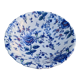 English salad bowl Johnson Brothers model Rose Chintz blue