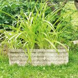 Vintage rectangular planter