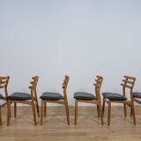 Mid-Century Oak Dining Chairs by Poul Volther for FDB Mobler , Denmark, 1960s Set of 6