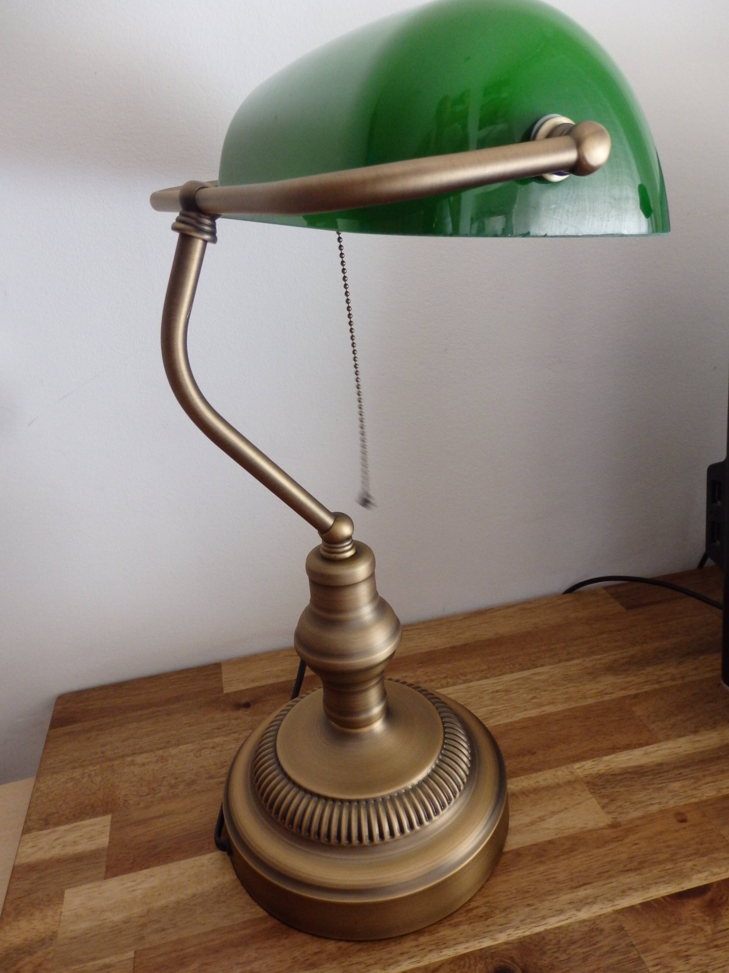 Banker's lamp - clerk