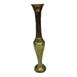 Old brass soliflore vase