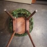 Beautiful wooden chair moumoutte 1960