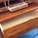 Teak roll top desk by Egan Ostergaard for Broderna gustafssons