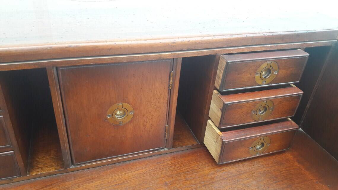 commode/secrétaire campagne militaire victorienne