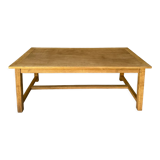 Solid oak dining table