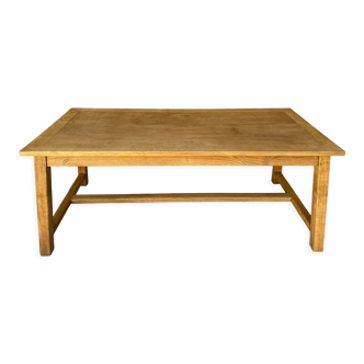 Solid oak dining table