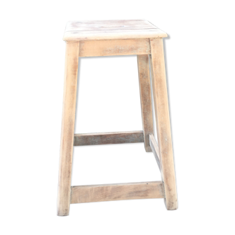 Wooden workshop stool