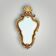Golden Baroque Resin Wall Mirror – Rococo Style