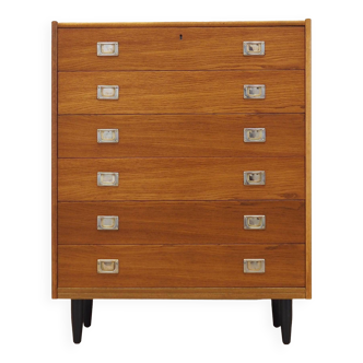 Ash chest of drawers, Danish design, 1970s, production: Denmark